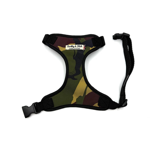 Khaki Camo Print Harness