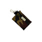 Camouflage pouch with keychain clip on a white background
