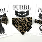 Cat accessories by PURRL on Purrl branded cards on a white background, handmade by Barkley and Fetch