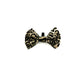 Leopard print bow tie on a white background handmade by Barkley And Fetch