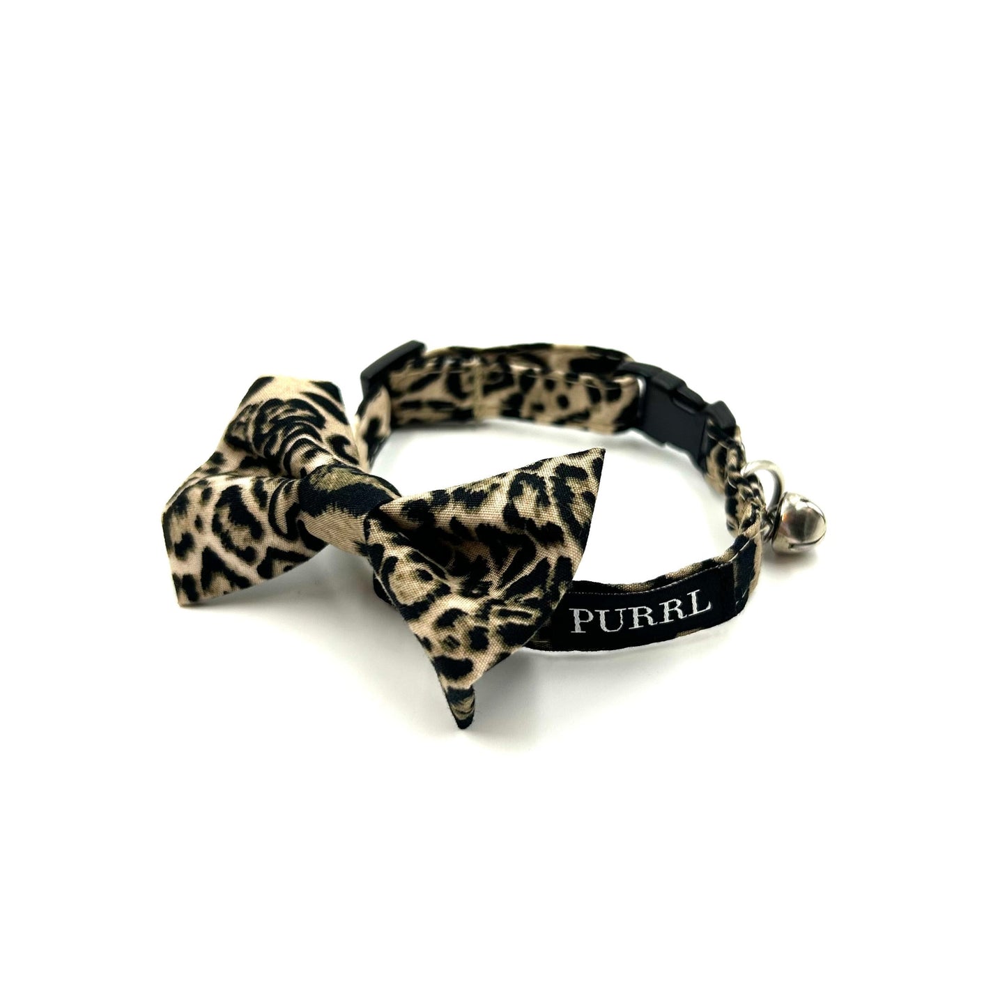 Cat accessory by PURRL on a white background, handmade by Barkley and Fetch