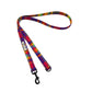 Colorful plaid dog leash on a white background made by Barkley and fetch Uk