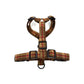 Plaid patterned dog harness on a white background HANDMADE IN UK BY BARKLEY AND FETCH