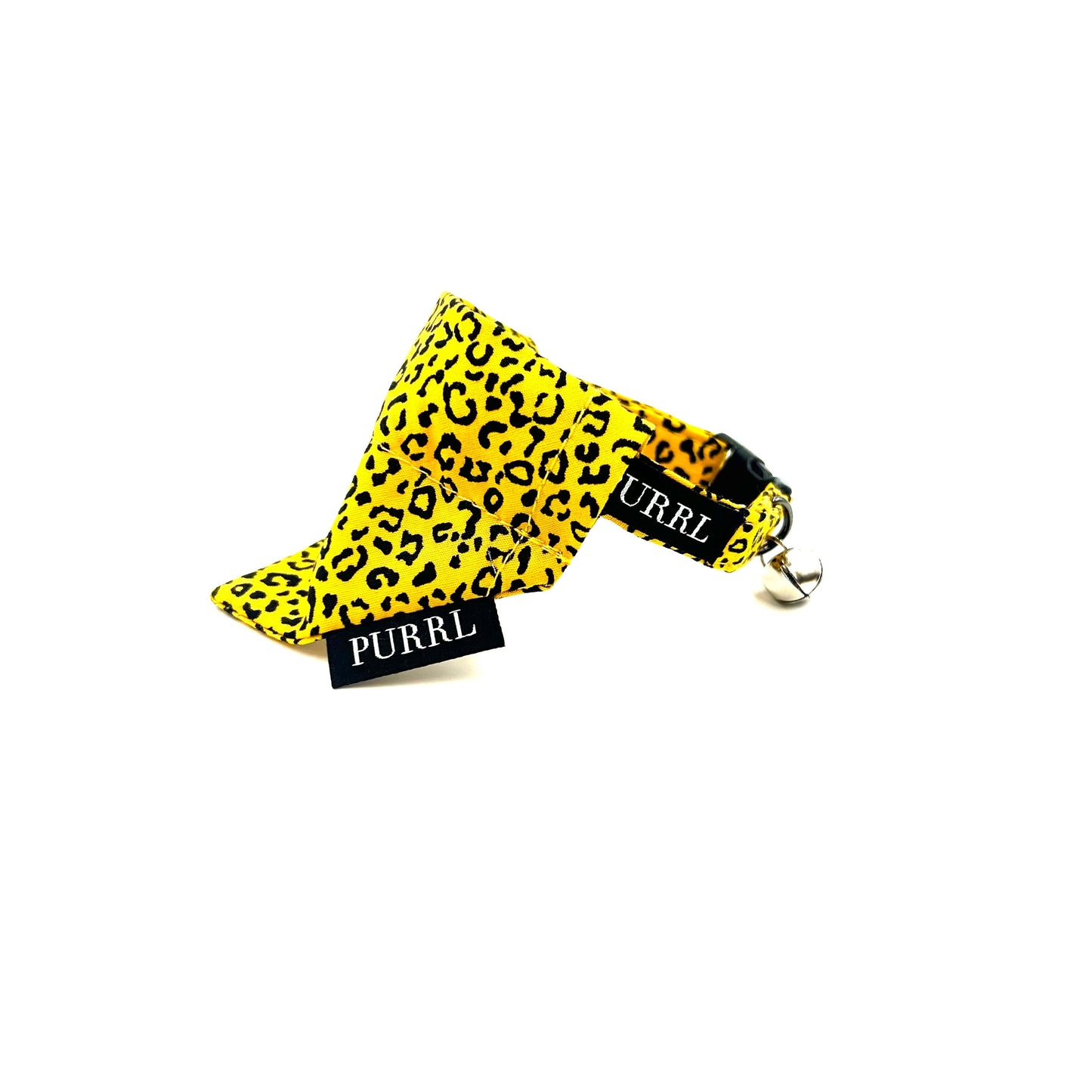 Cat accessory by PURRL on a white background, handmade by Barkley and Fetch