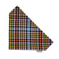 Pastel Rainbow Check Dog Bandana
