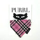 Cat accessory by PURRL on a white background, handmade by Barkley and Fetch