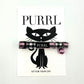 Cat accessory by PURRL on a white background, handmade by Barkley and Fetch