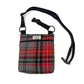 Red and Grey Check Dog Walk and Treat Bag