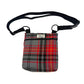 Red and Grey Check Dog Walk and Treat Bag