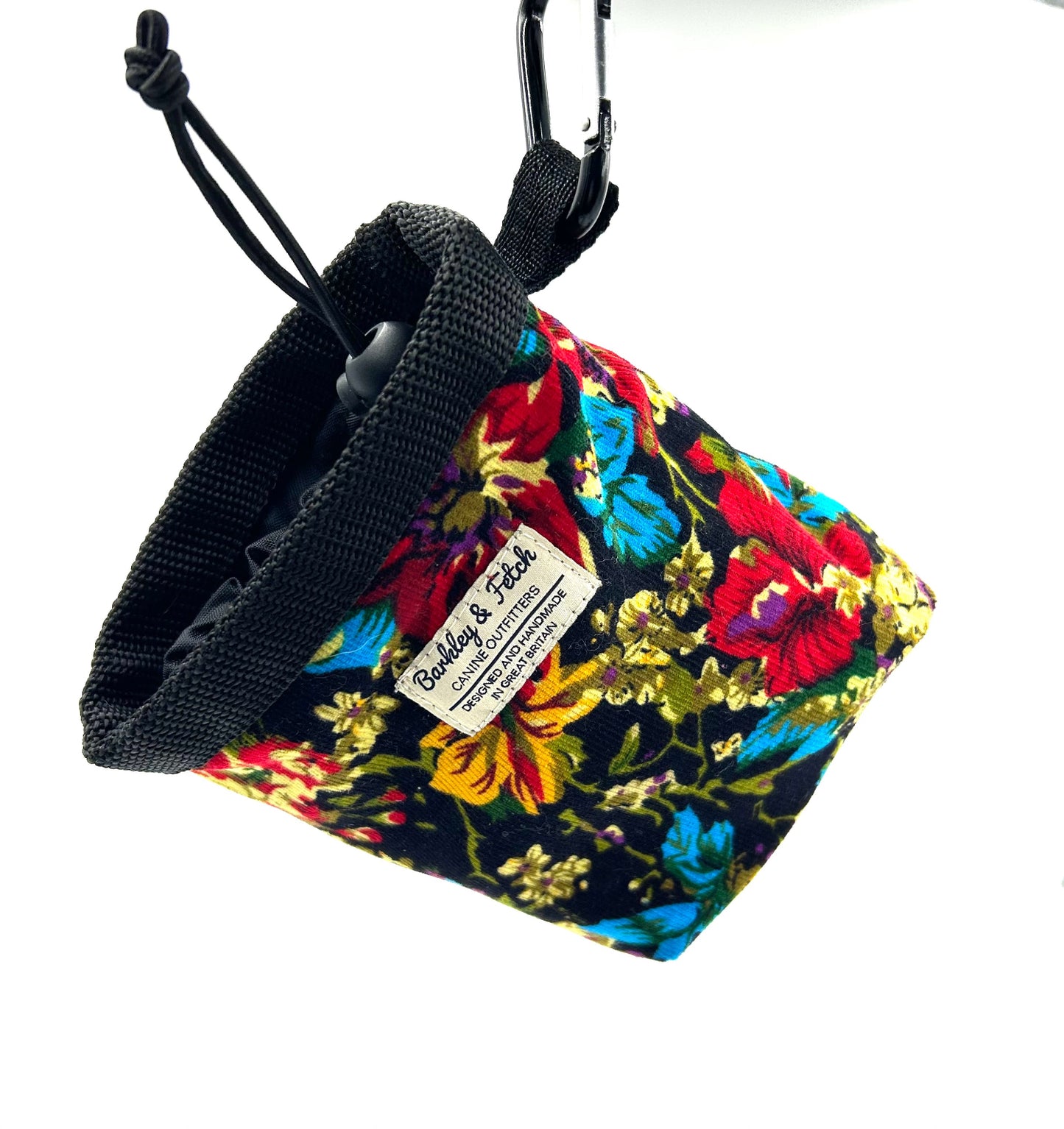 Rose Flower Corduroy Treat Bag
