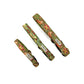 Three decorative dog collars with floral patterns on a white background. Handmade in UK by Barkley and Fetch
