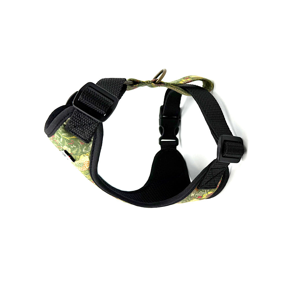 Sage Green Strawberry Thief Print Fabric Harness