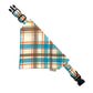 Seabreeze Check Dog Bandana