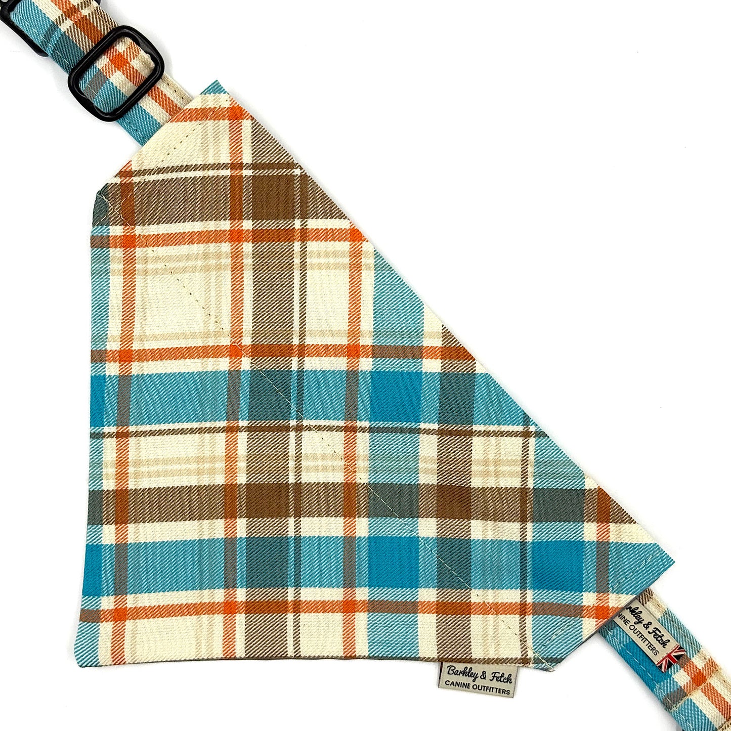 Seabreeze Check Dog Bandana