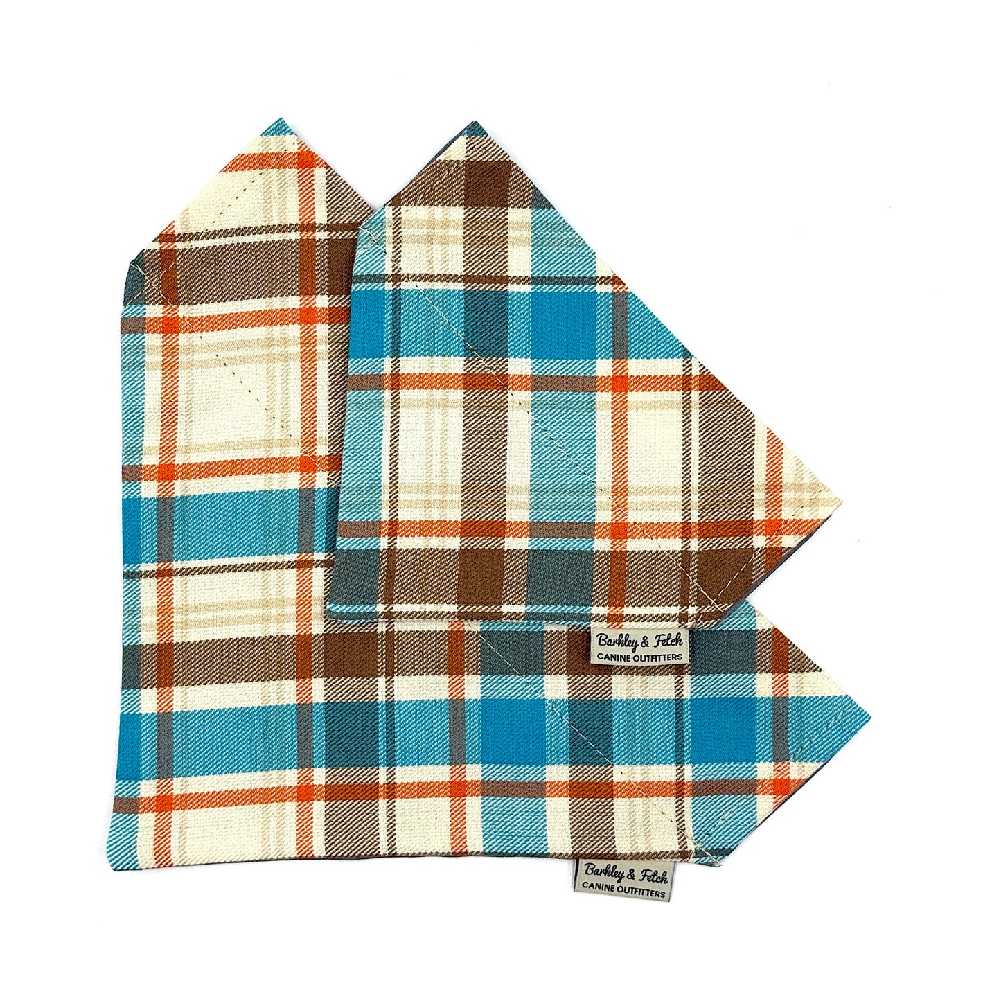 Seabreeze Check Dog Bandana