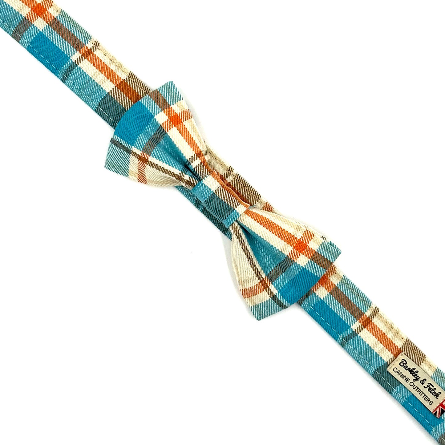 Seabreeze Check Dog Bow