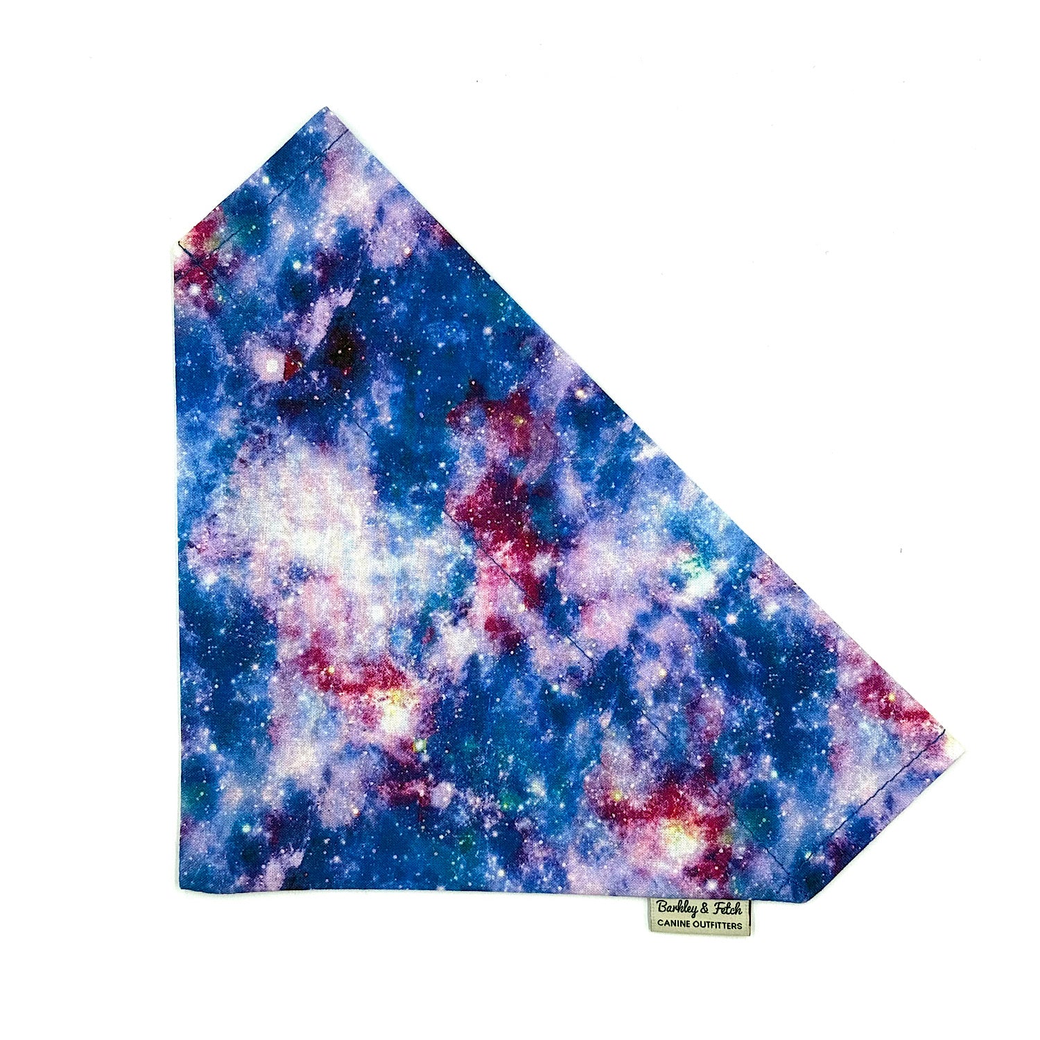 Gloves with a galaxy pattern on a white background