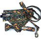strawberry thief print dog accessories on a white background