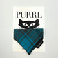 Cat accessory by PURRL on a white background, handmade by Barkley and Fetch