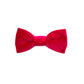 pink luxury handmade velvet bow tie on a white background by Barkley and fetch Great Britain