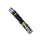 Dog collar with colorful pattern on a white background