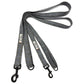 Grey Windowpane Check Dog Lead