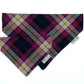 Wine Tartan Dog Bandana