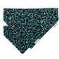 Green Leopard Print Dog Bandana
