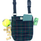 Green/Navy Tartan Dog Walk and Treat Bag
