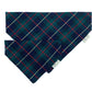 Green/Navy Tartan Dog Bandana
