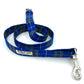 Royal Blue Tartan Dog Lead