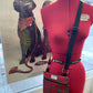Red Tartan Dog Walk and Treat Bag