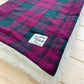 Mulberry Tartan Dog Blanket