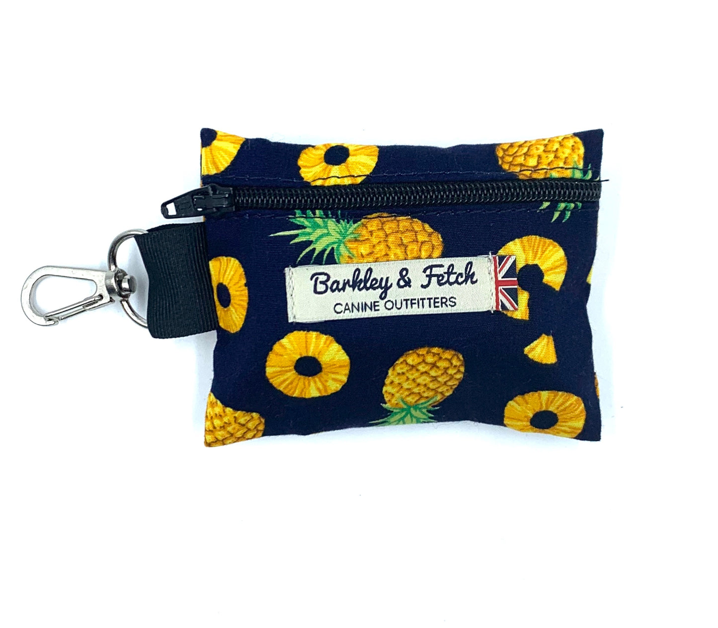 Pineapple Print Poo Bag Holder