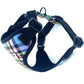 Pastel Rainbow Check Fabric Harness