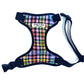 Pastel Rainbow Check Fabric Harness