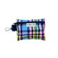Pastel Rainbow Check Poo Bag Holder