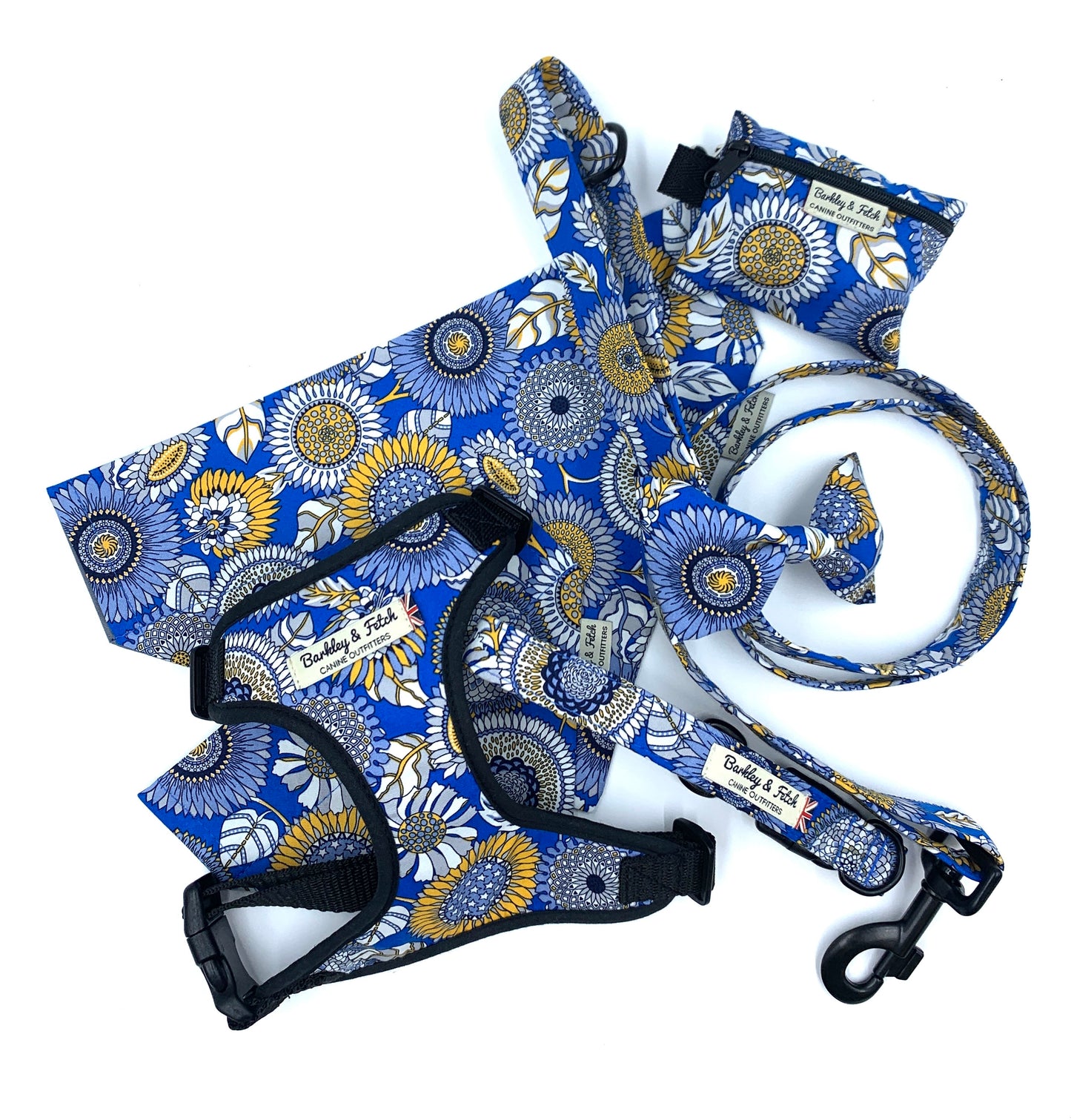 Flower Burst Print Dog Lead