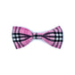 PinkBerry Check Dog Bowtie