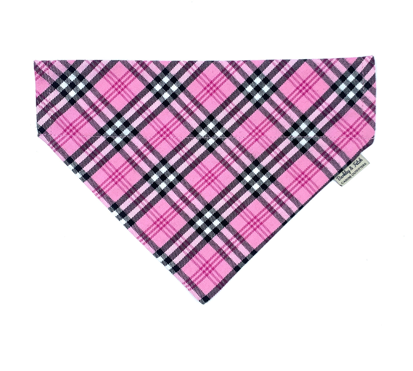 PinkBerry Check Dog Bandana