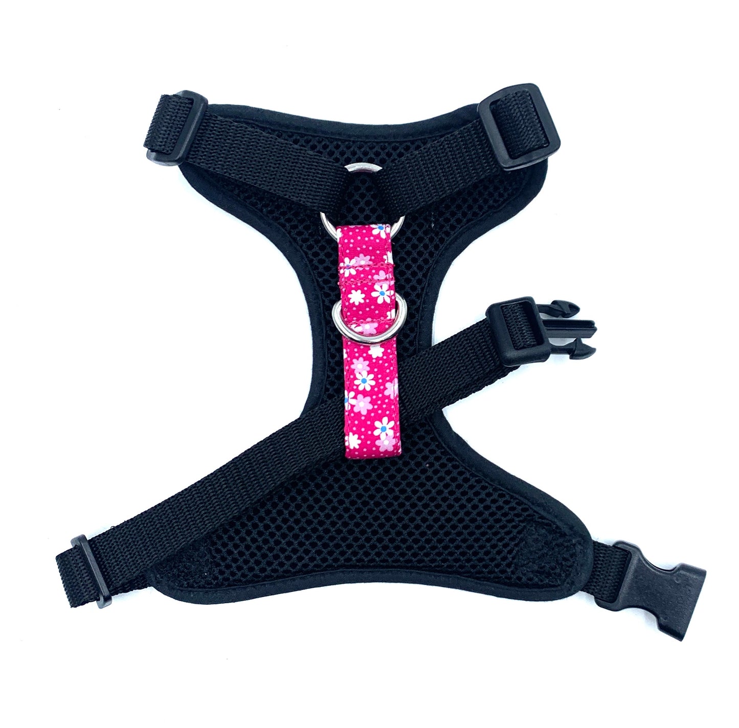 Hot Pink Floral Print Harness
