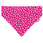 Hot Pink Floral Print Dog Bandana