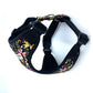 New Black Ditsy Floral Print Harness