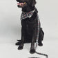 Grey/White Tartan Poo Bag Holder