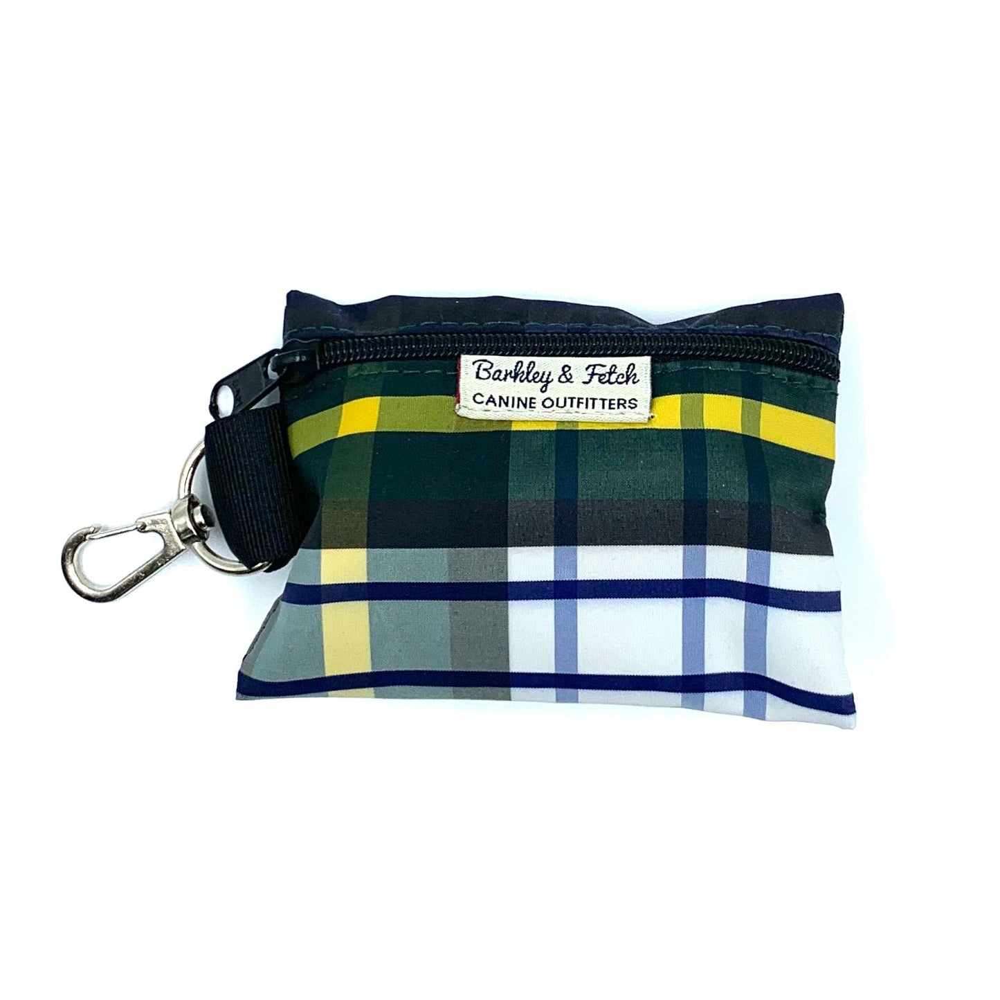 Weatherproof Tartan Poo Bag Holder
